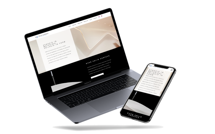 Website van Solid Surface