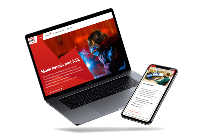 Website van Werken bij KSE