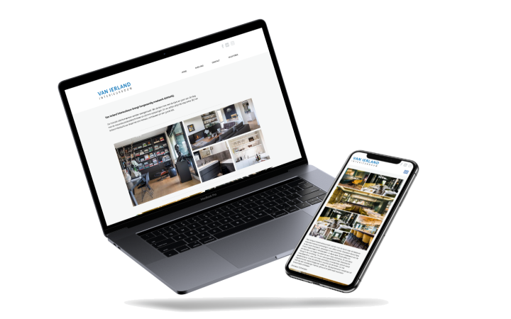 Website van Van Ierland Interieurbouw