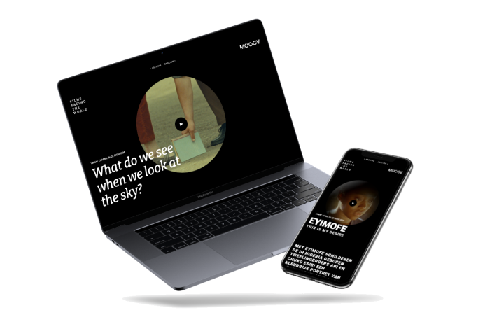 Website van MOOOV Film Distribution