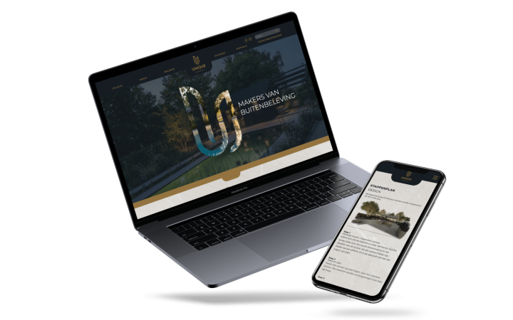 Website van Unique Exterior