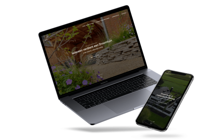 Website van Droomtuynen