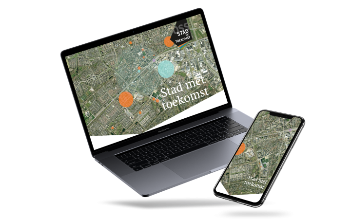 Website van Stad met toekomst