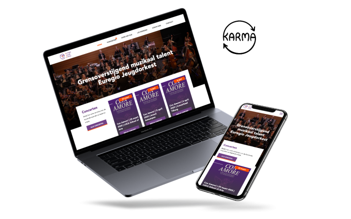 Website van Euregio Jeugdorkest