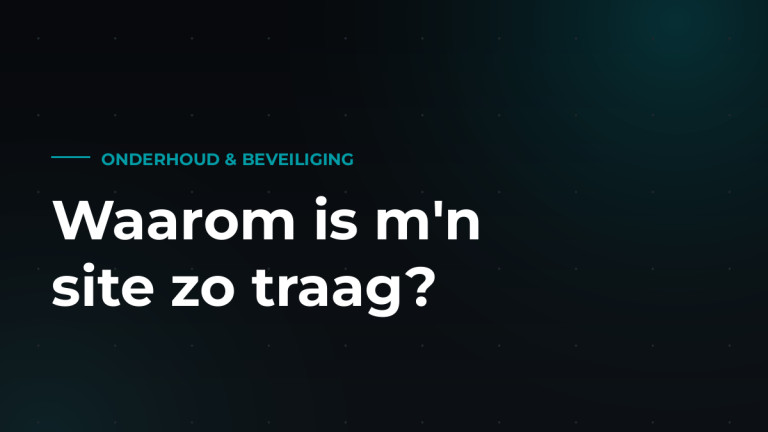 Waarom is mijn website traag? 9 oorzaken én oplossingen