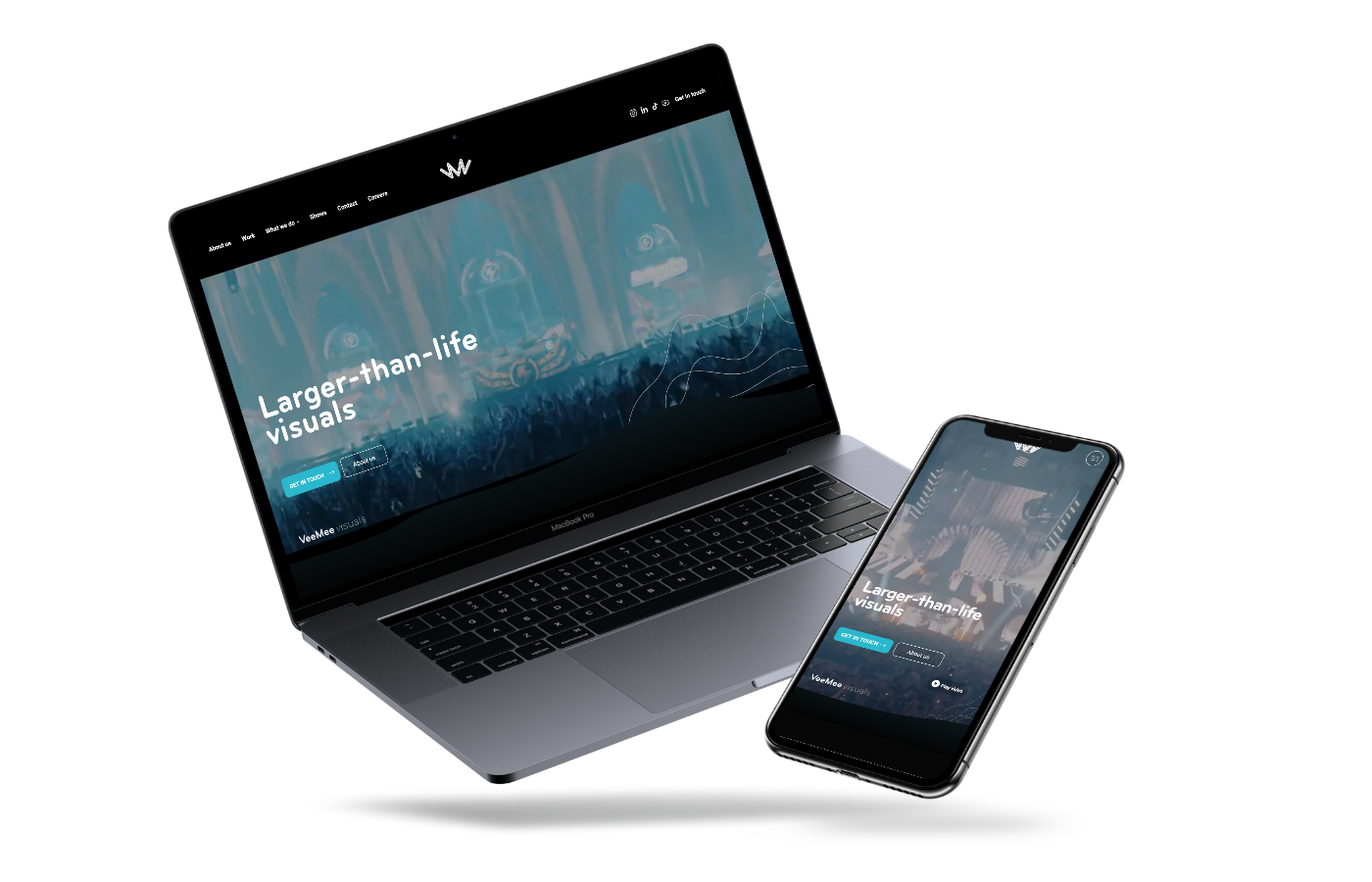 Website van VeeMee Visuals