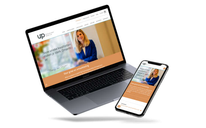 Website van Praktijk Up