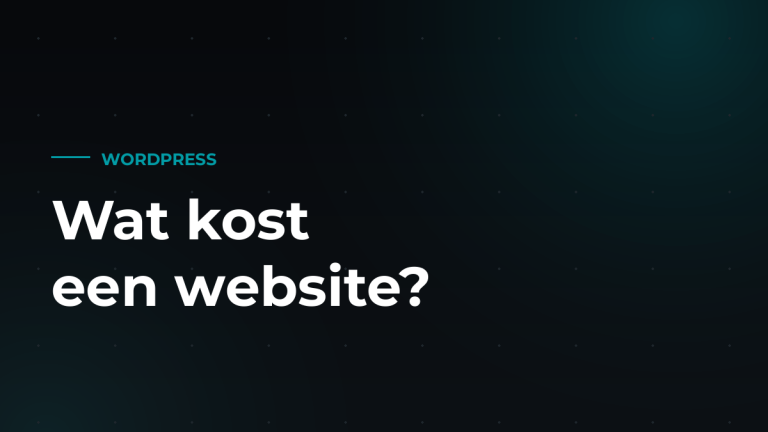 Wat kost een website laten maken?