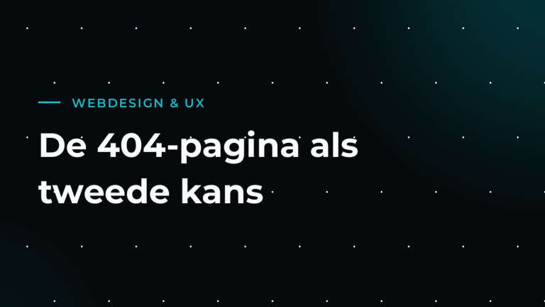 De 404-pagina: van doodlopend spoor naar tweede kans