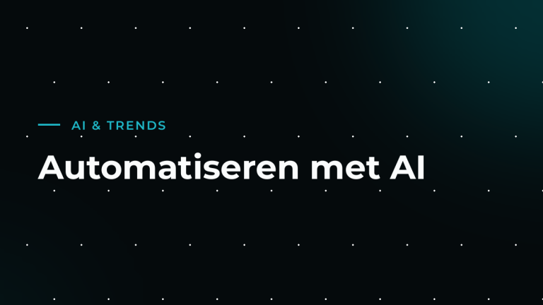 Automatiseren met AI: praktische workflows voor het mkb