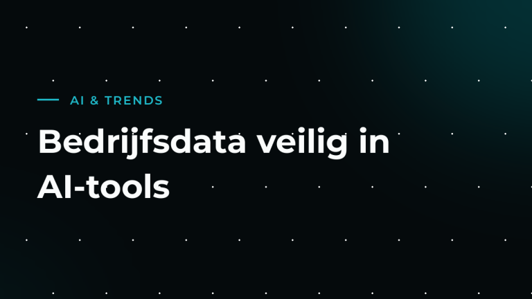 Bedrijfsdata en AI-tools: wat deel je wél en niet met ChatGPT?