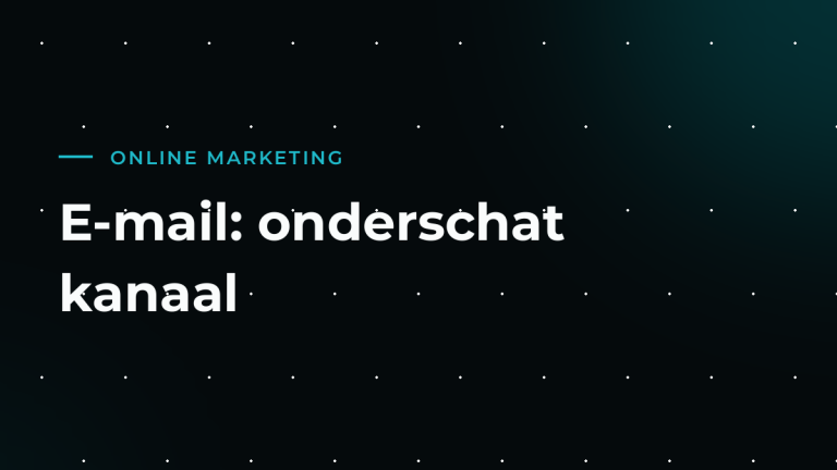 E-mailmarketing: nog steeds het kanaal met het hoogste rendement