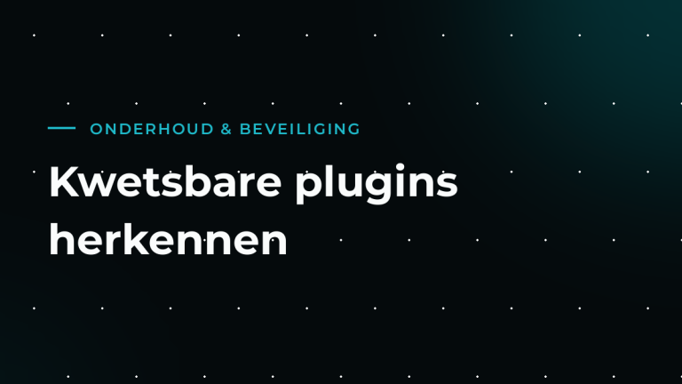 Kwetsbare plugins herkennen vóór je ze installeert