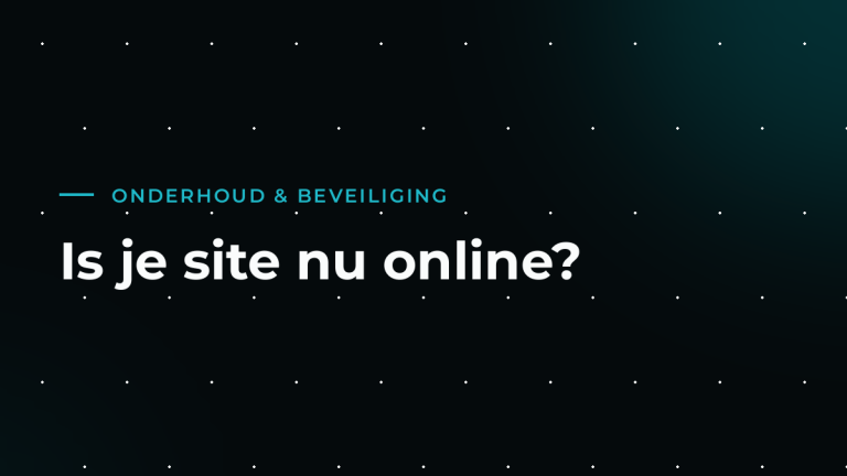 Website-monitoring: weet dat je site plat ligt vóór je bezoekers het merken