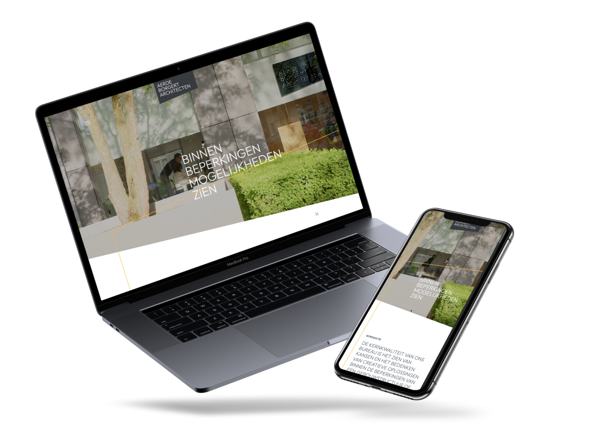 Website van Aerde Borgert Architecten
