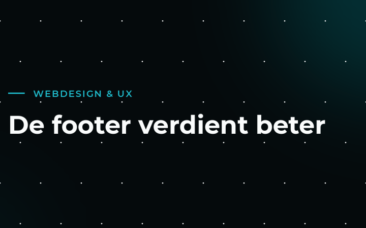 De footer: het meest onderschatte deel van je website