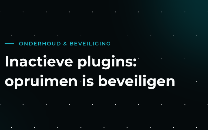 Inactieve plugins en thema’s: waarom opruimen ook beveiliging is