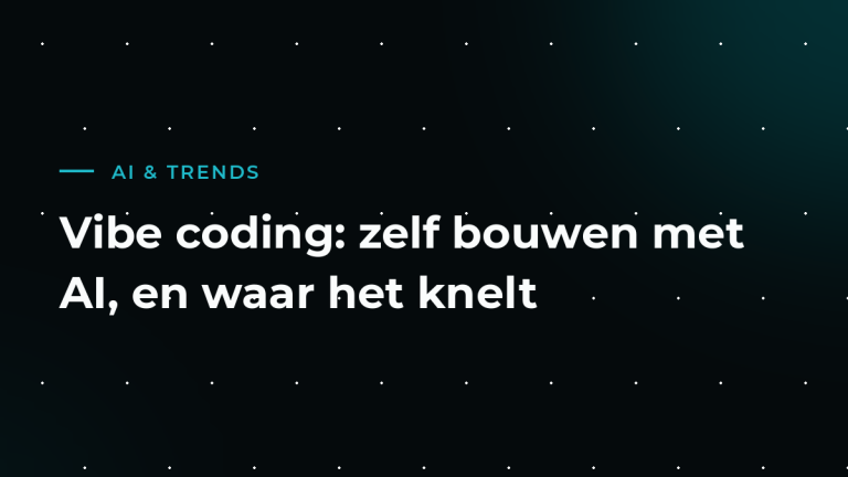 Vibe coding: zelf software bouwen met AI — en waar het knelt