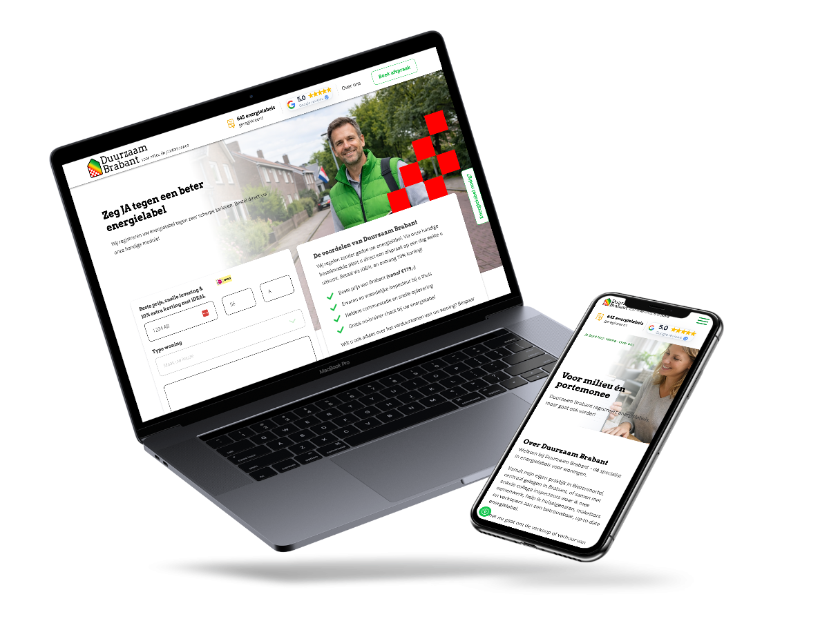 Website van Duurzaam Brabant